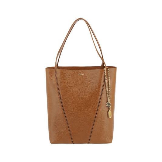 Chloé Braune Kalbsleder Bos Taurus Schultertasche