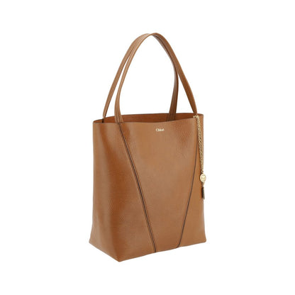 Chloé Braune Kalbsleder Bos Taurus Schultertasche