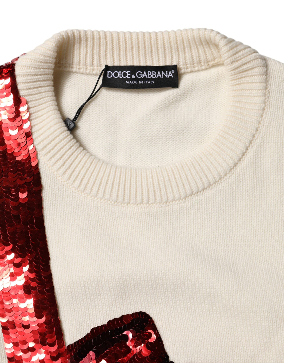 Dolce & Gabbana Maglione – colore Bianco – Cashmere
