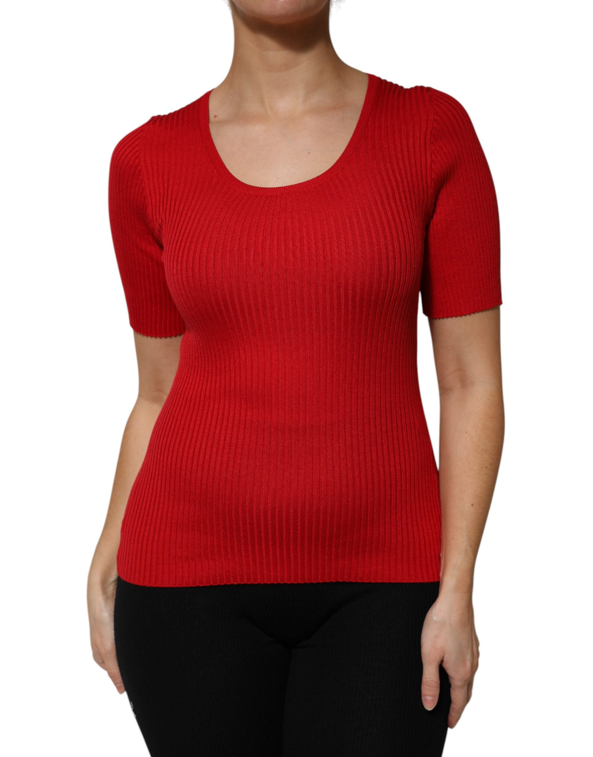 Dolce & Gabbana Maglione – colore Rosso – Seta