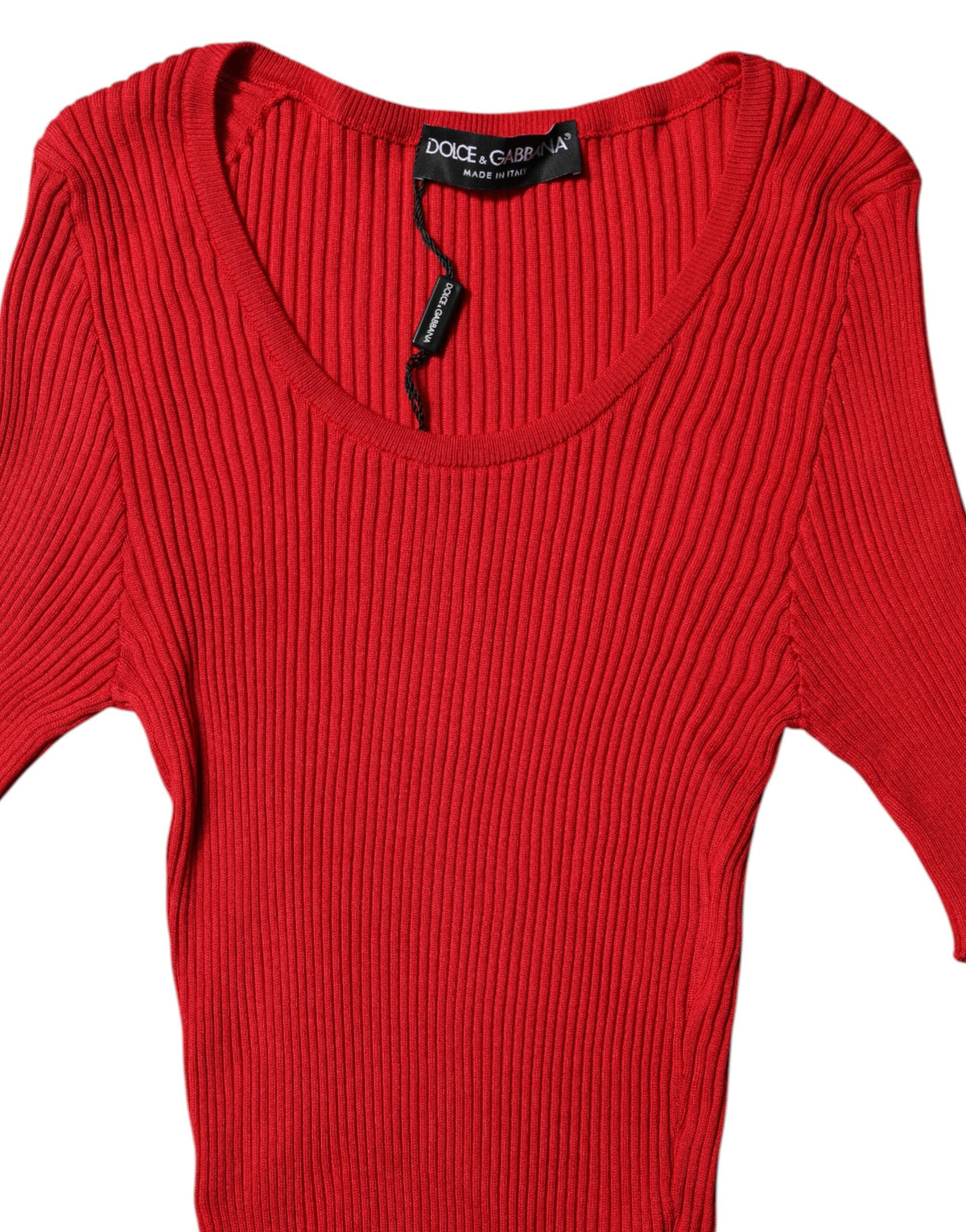 Dolce & Gabbana Maglione – colore Rosso – Seta