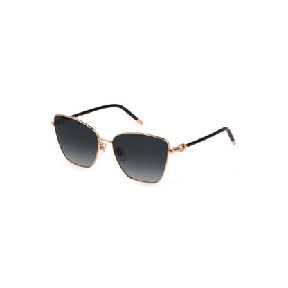 Furla Sonnenbrille mit goldenem Metallrahmen