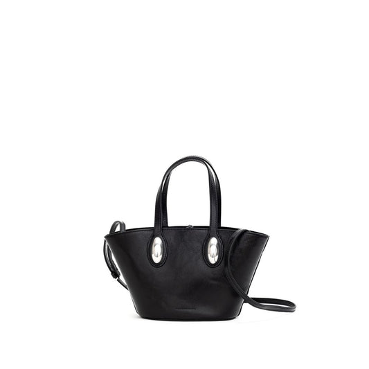 Alexander Wang Schwarze Leder Umhängetasche