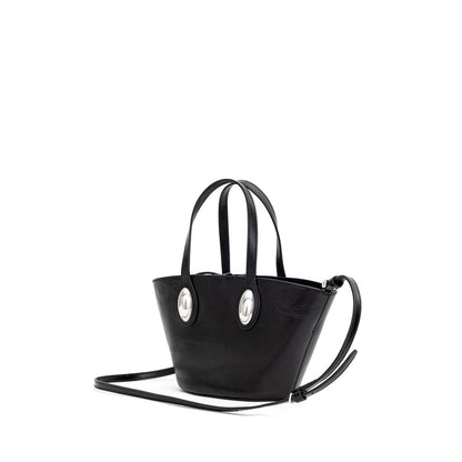 Alexander Wang Schwarze Leder Umhängetasche