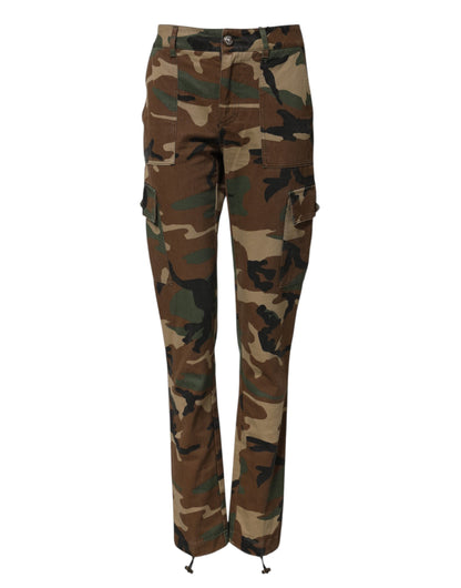 Dolce & Gabbana Mehrfarbige Camouflage-Cargohose