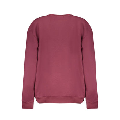 Cavalli Class Lila Baumwoll-Damenpullover