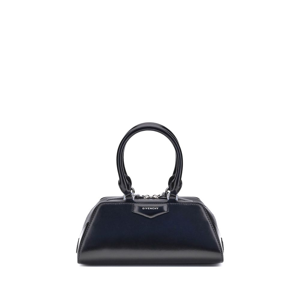 Givenchy Schwarze Kalbsleder Bos Taurus Handtasche