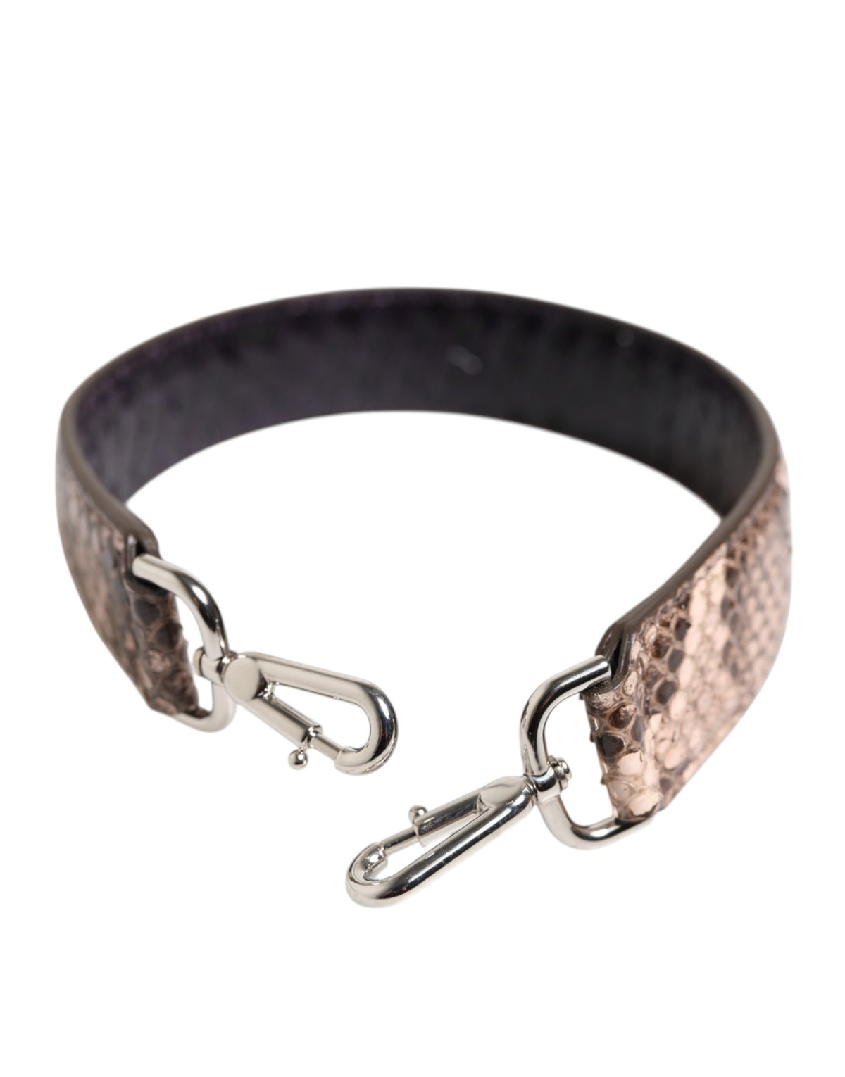 Dolce & Gabbana Tracolla marrone in pelle di pitone