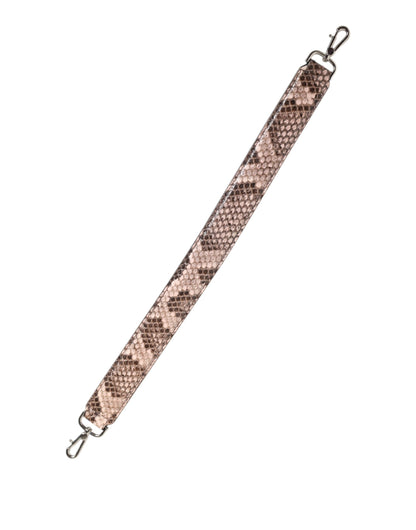 Dolce & Gabbana Tracolla marrone in pelle di pitone