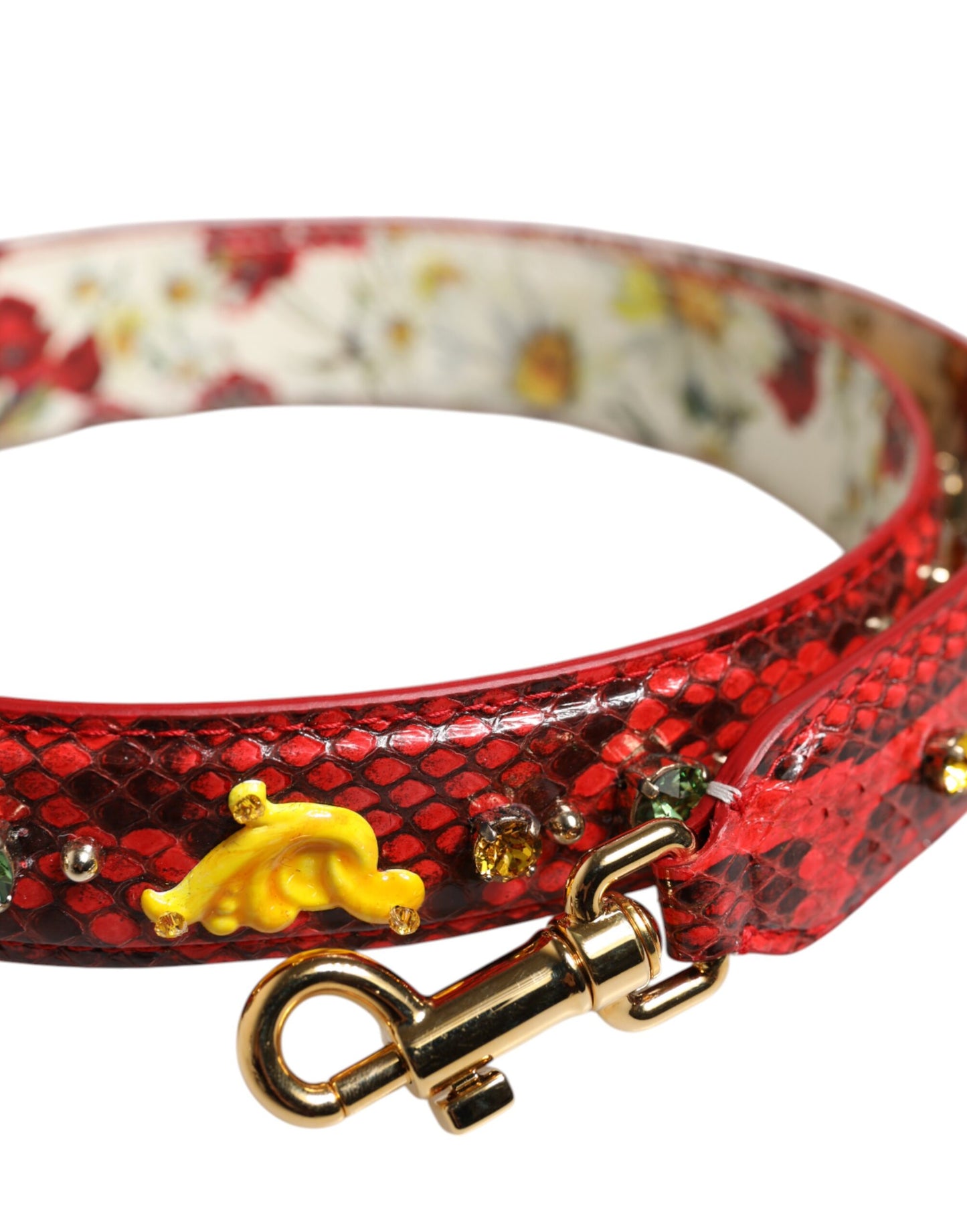Dolce & Gabbana Multicolor verschönert Handtasche Accessoire Schulterriemen