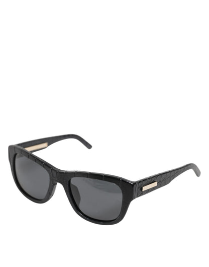 Dolce & Gabbana Occhiali da sole, colore nero, in pelle e vetro