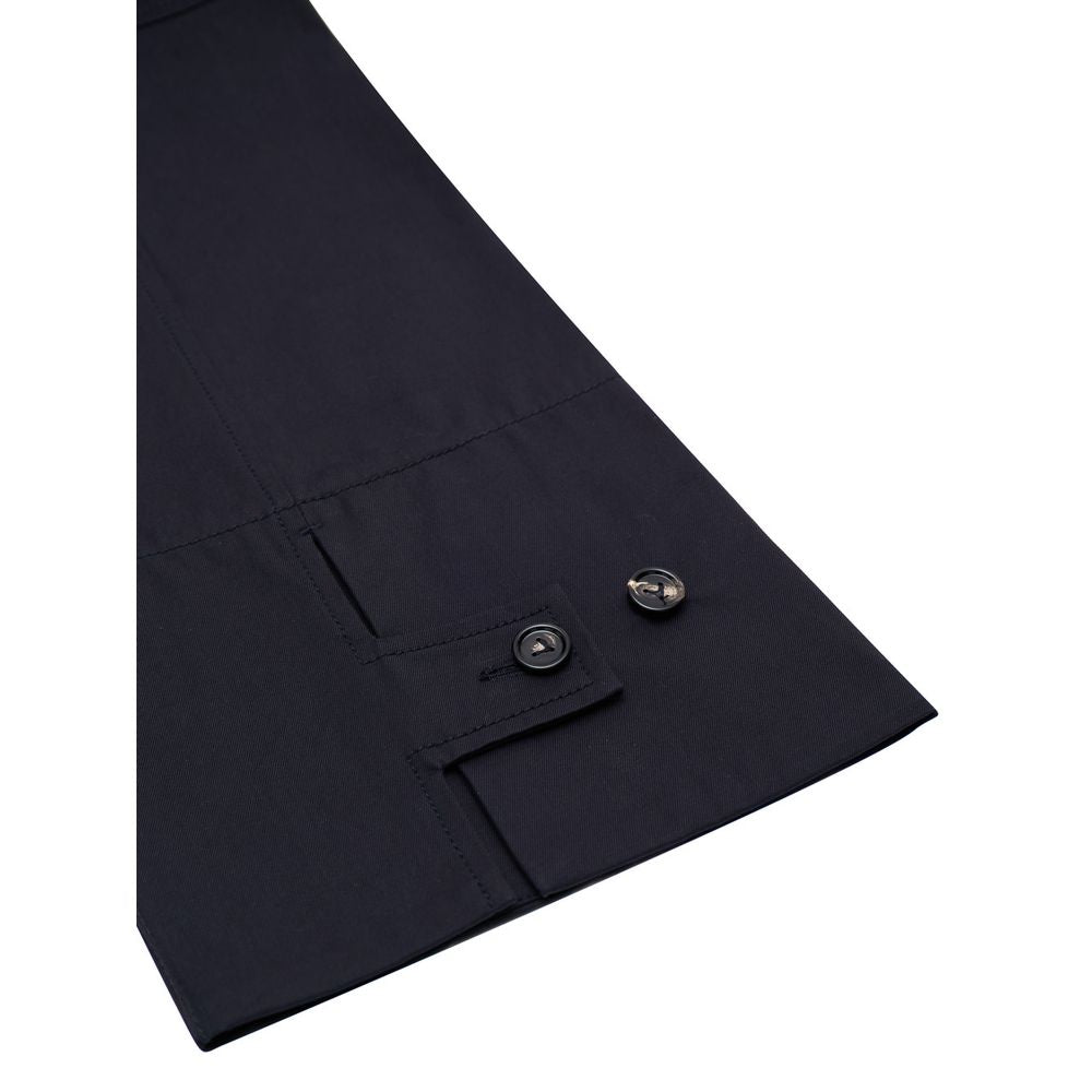 Bottega Veneta Marineblaue Baumwollhose