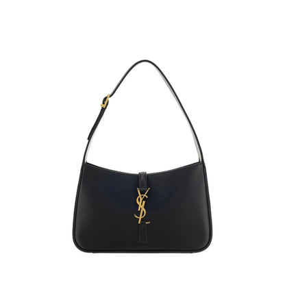 Saint Laurent Schwarze Kalbsleder Bos Taurus Handtasche