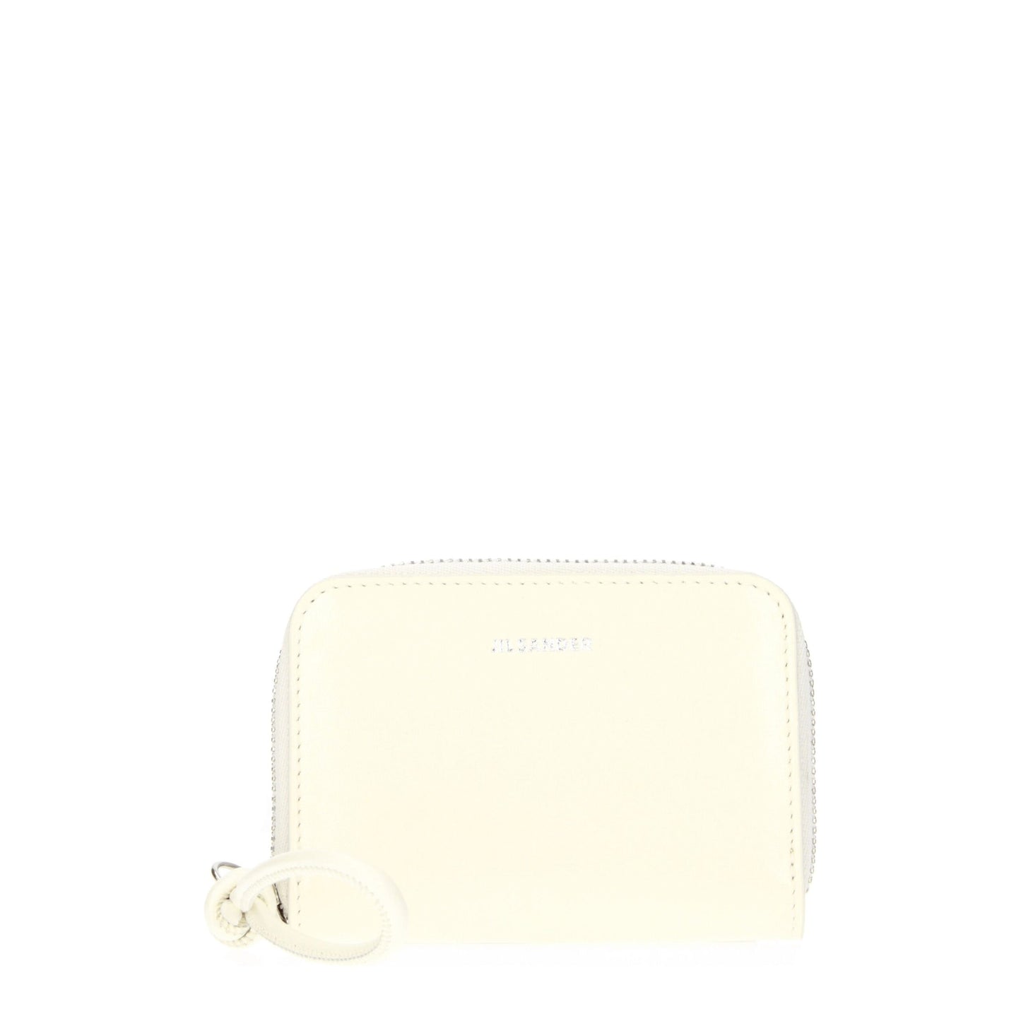 Jil Sander Beige Leder Portemonnaie