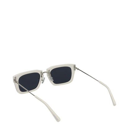Jacquemus Weiße Sonnenbrille aus Acetat