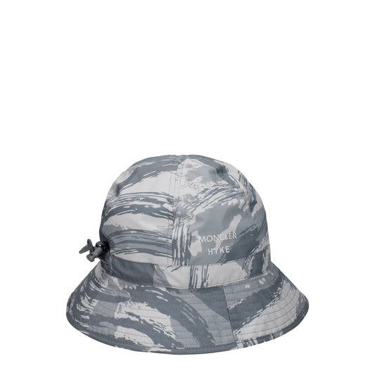 Moncler Grauer Polyester-Fischerhut
