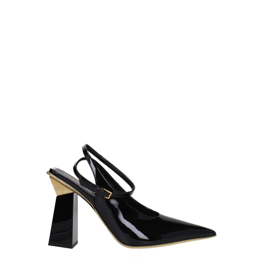 Valentino Garavani Schwarze Ledersandalen