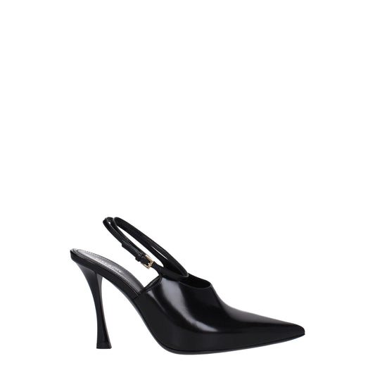 Givenchy Schwarze Leder Pumps mit hohem Absatz