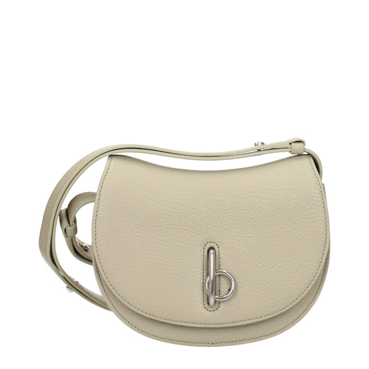 Burberry Grüne Leder Schultertasche