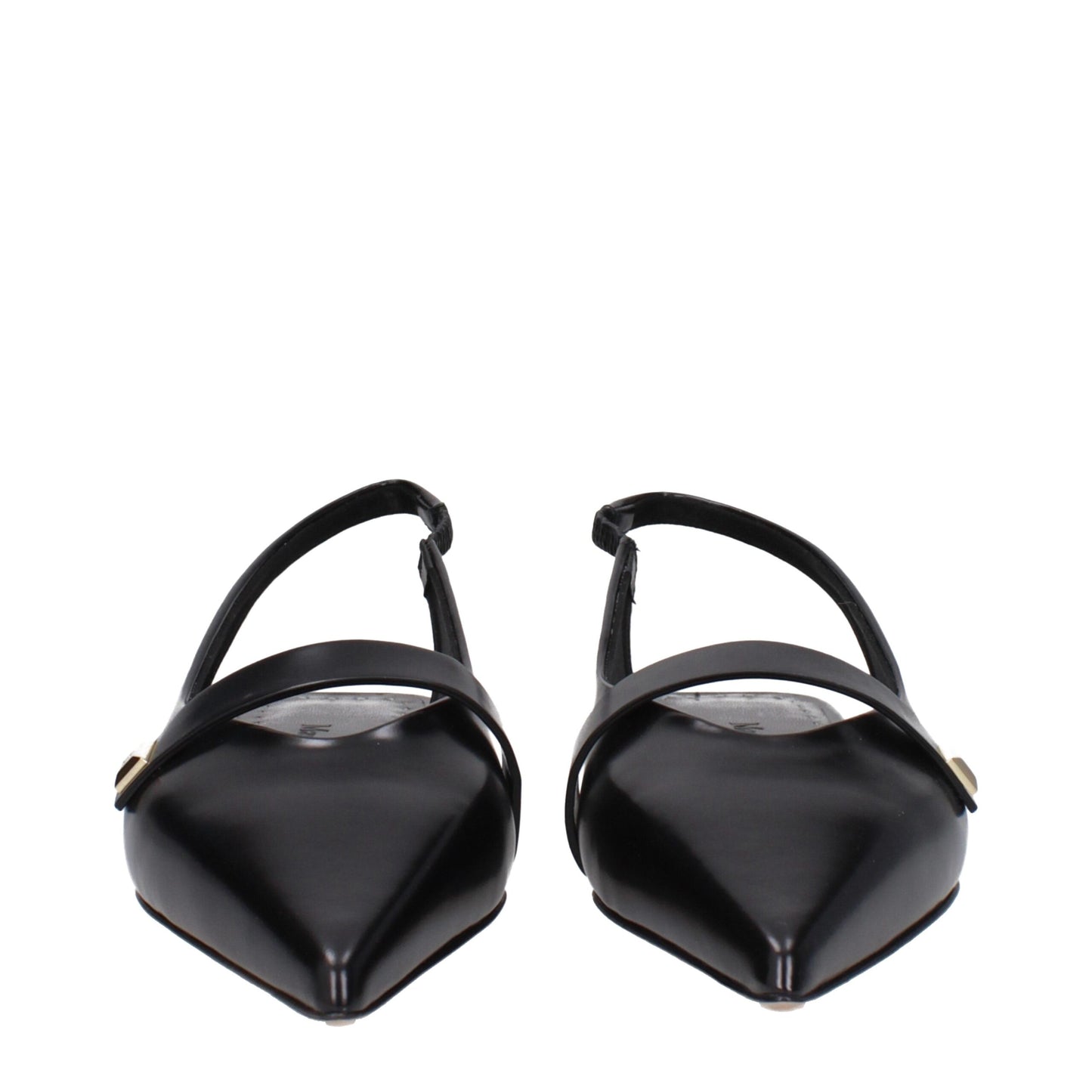 Max Mara Schwarze Ballerinas aus Leder