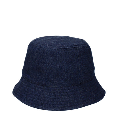 Isabel Marant Blauer Baumwoll-Eimerhut