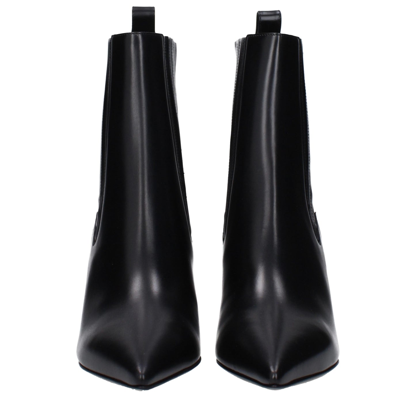 Valentino Garavani Schwarze Leder-Stiefeletten