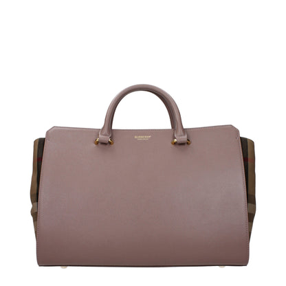 Burberry Graue Lederhandtasche
