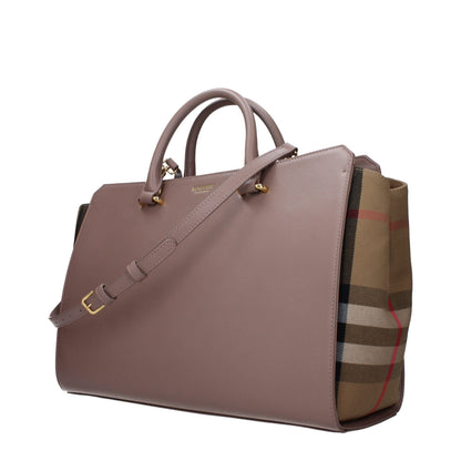 Burberry Graue Lederhandtasche