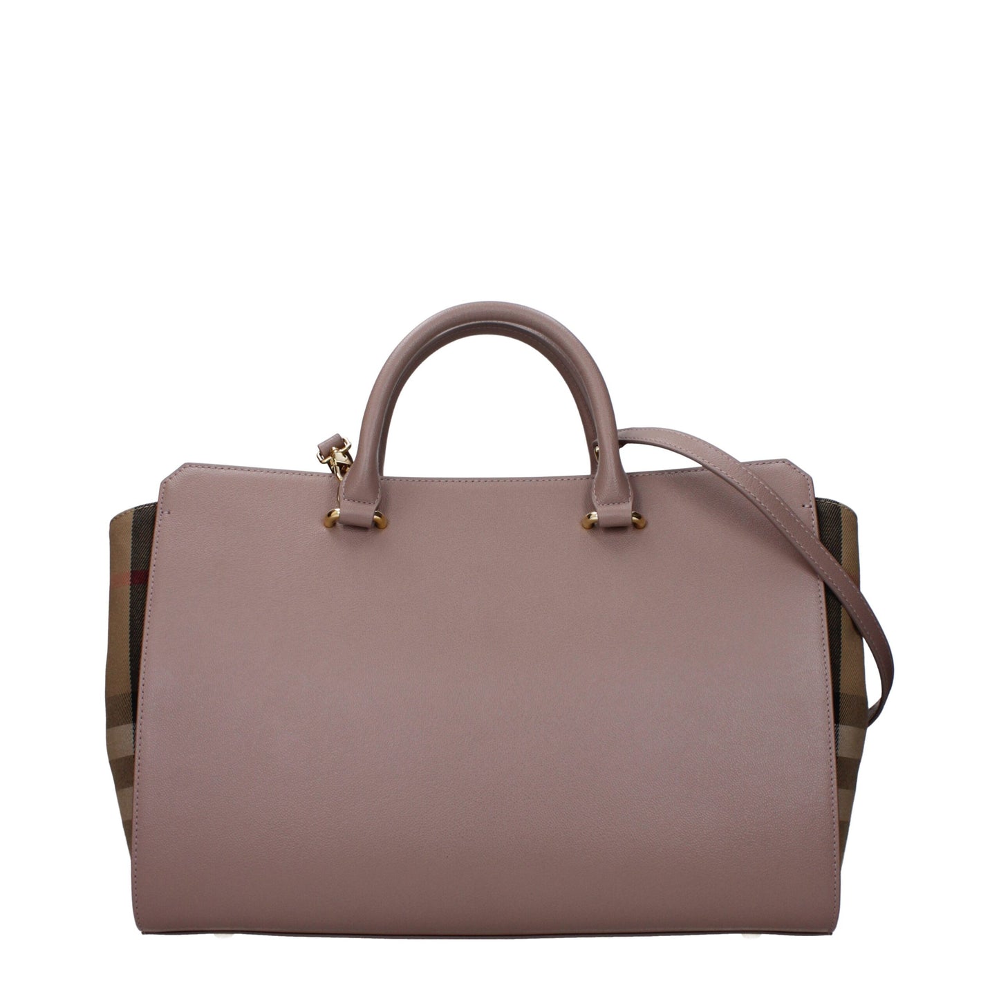 Burberry Graue Lederhandtasche