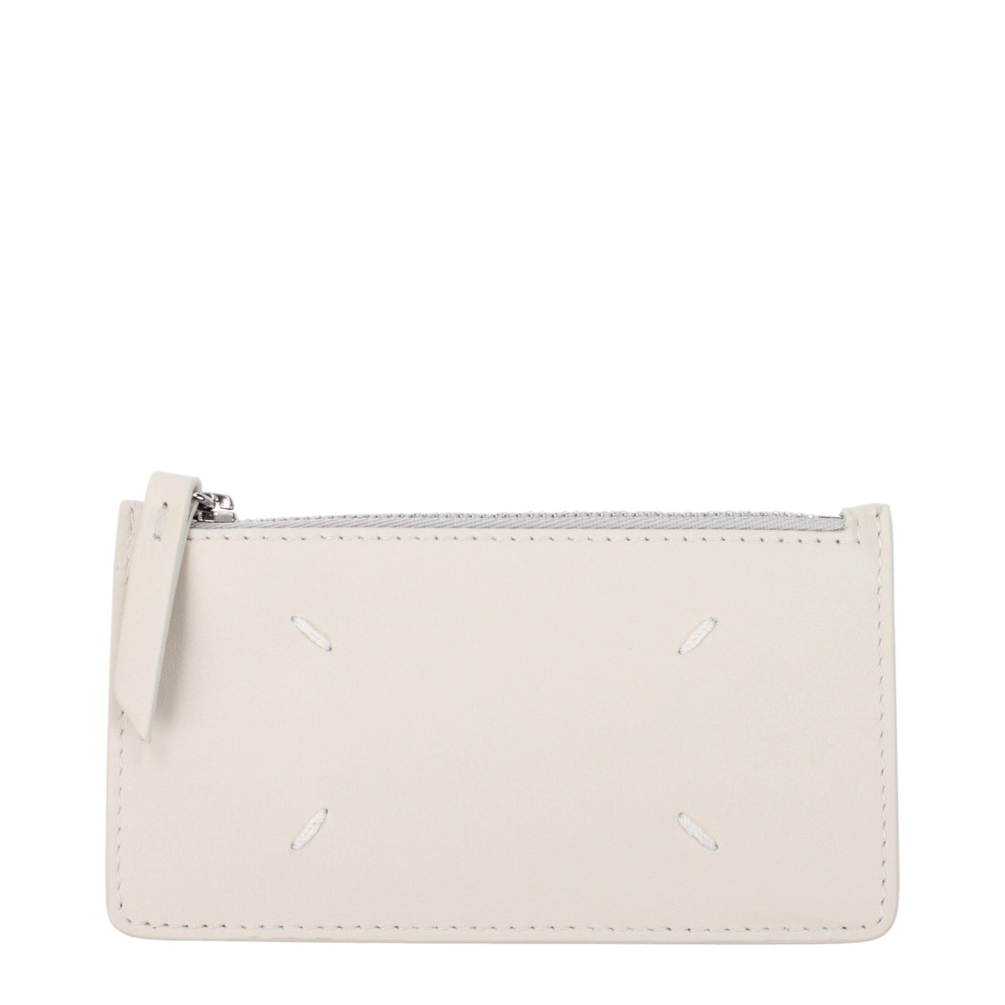 Maison Margiela Beige Leder Portemonnaie