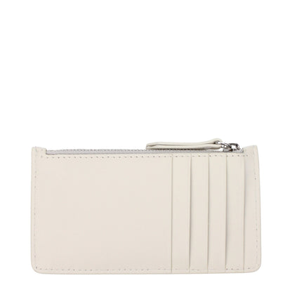 Maison Margiela Beige Leder Portemonnaie
