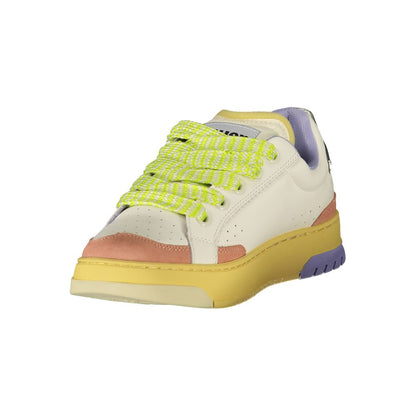 Blauer Bianco Poliuretano Donna Sneaker