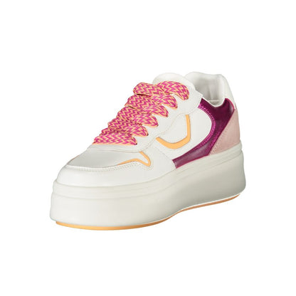 Blauer Bianco Poliuretano Donna Sneaker