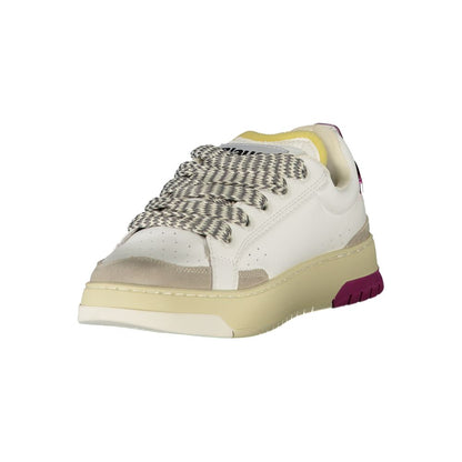 Blauer Bianco Poliuretano Donna Sneaker