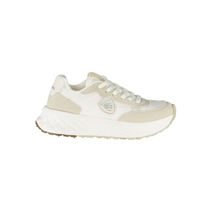 Blauer Bianco Damen-Sneaker aus Polyurethan