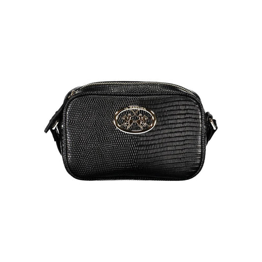 La Martina Schwarze Damen-Handtasche aus Polyurethan – Produktansicht 1 | Arca Lucia