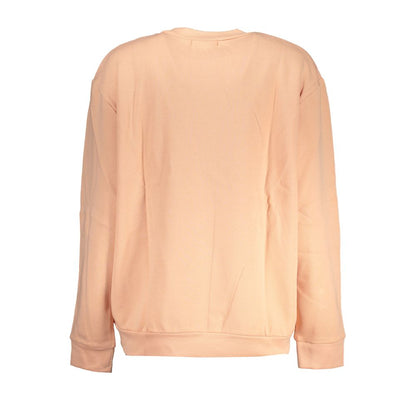 Cavalli Class Rosa Polyester Damen Sweatshirt