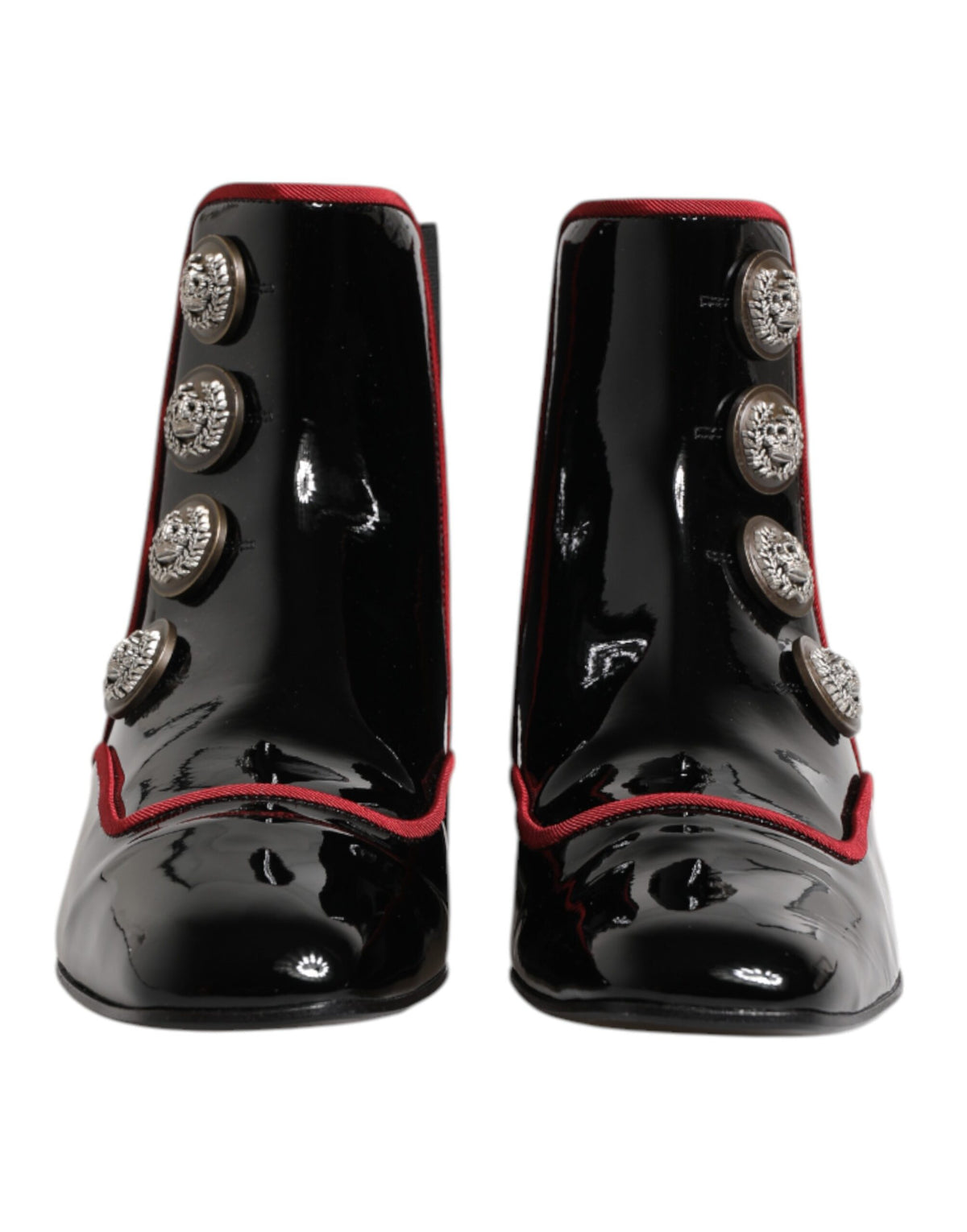 Dolce & Gabbana Jackie Scarpe Nere in pelle di vitello e viscosa e poliestere