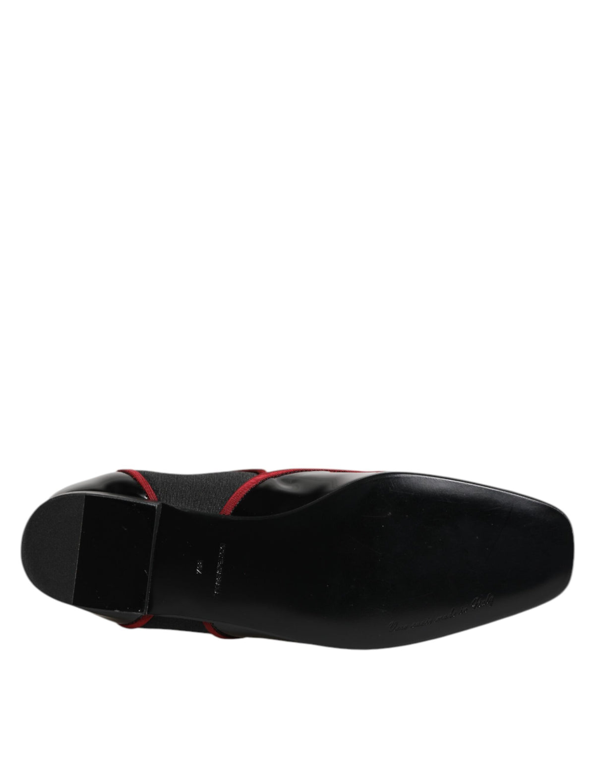 Dolce & Gabbana Jackie Scarpe Nere in pelle di vitello e viscosa e poliestere