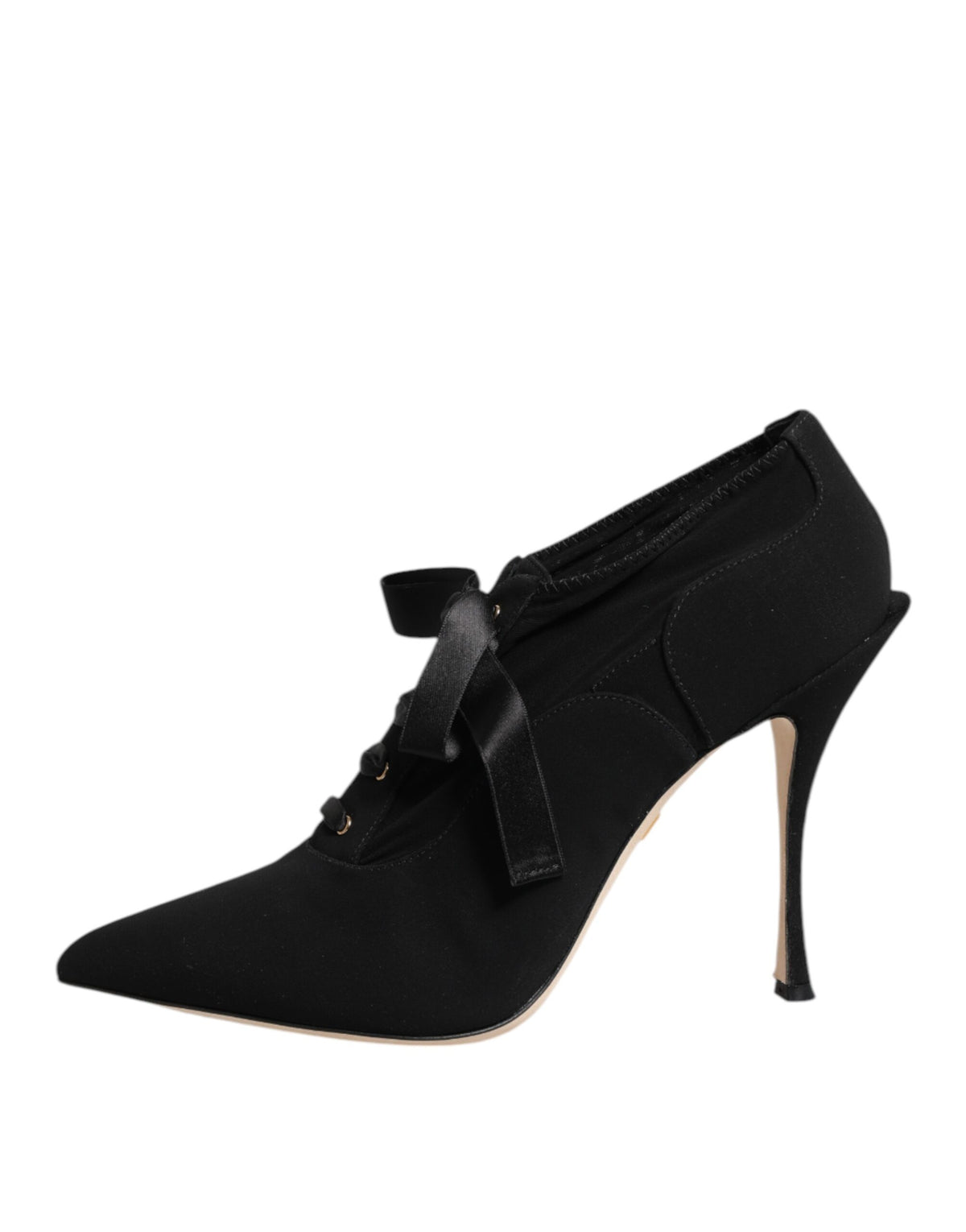 Dolce & Gabbana Schwarze Lace-Up Stiletto-Pumps