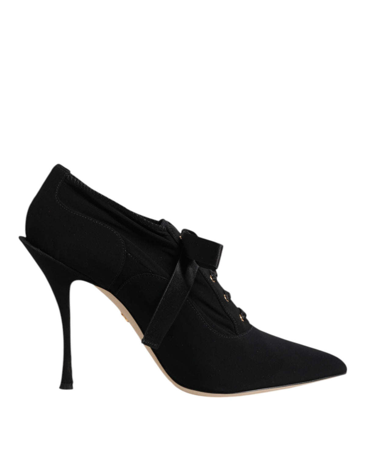 Dolce & Gabbana Schwarze Lace-Up Stiletto-Pumps