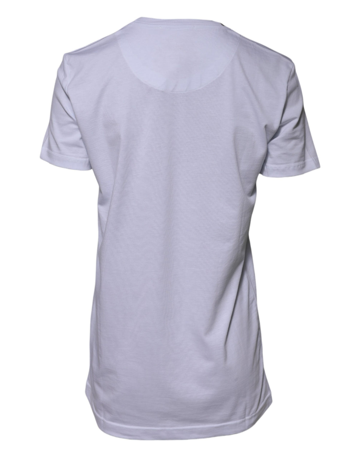 Dolce & Gabbana Weißes Goodluck 2023 T-Shirt aus Baumwolle
