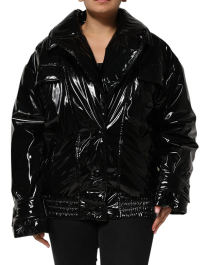 Dolce & Gabbana neror poliestere-Puffercappotto con Steppung giacca