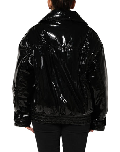 Dolce & Gabbana neror poliestere-Puffercappotto con Steppung giacca