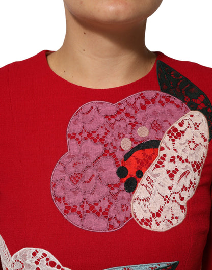 Dolce & Gabbana Abito – colore Rosso – Lana