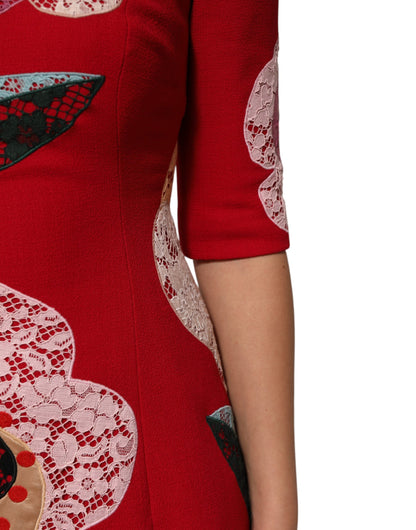 Dolce & Gabbana Abito – colore Rosso – Lana