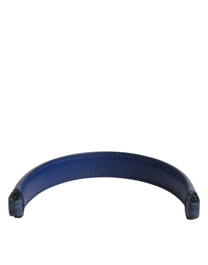 Dolce & Gabbana Tracolla blu in pelle Ayers