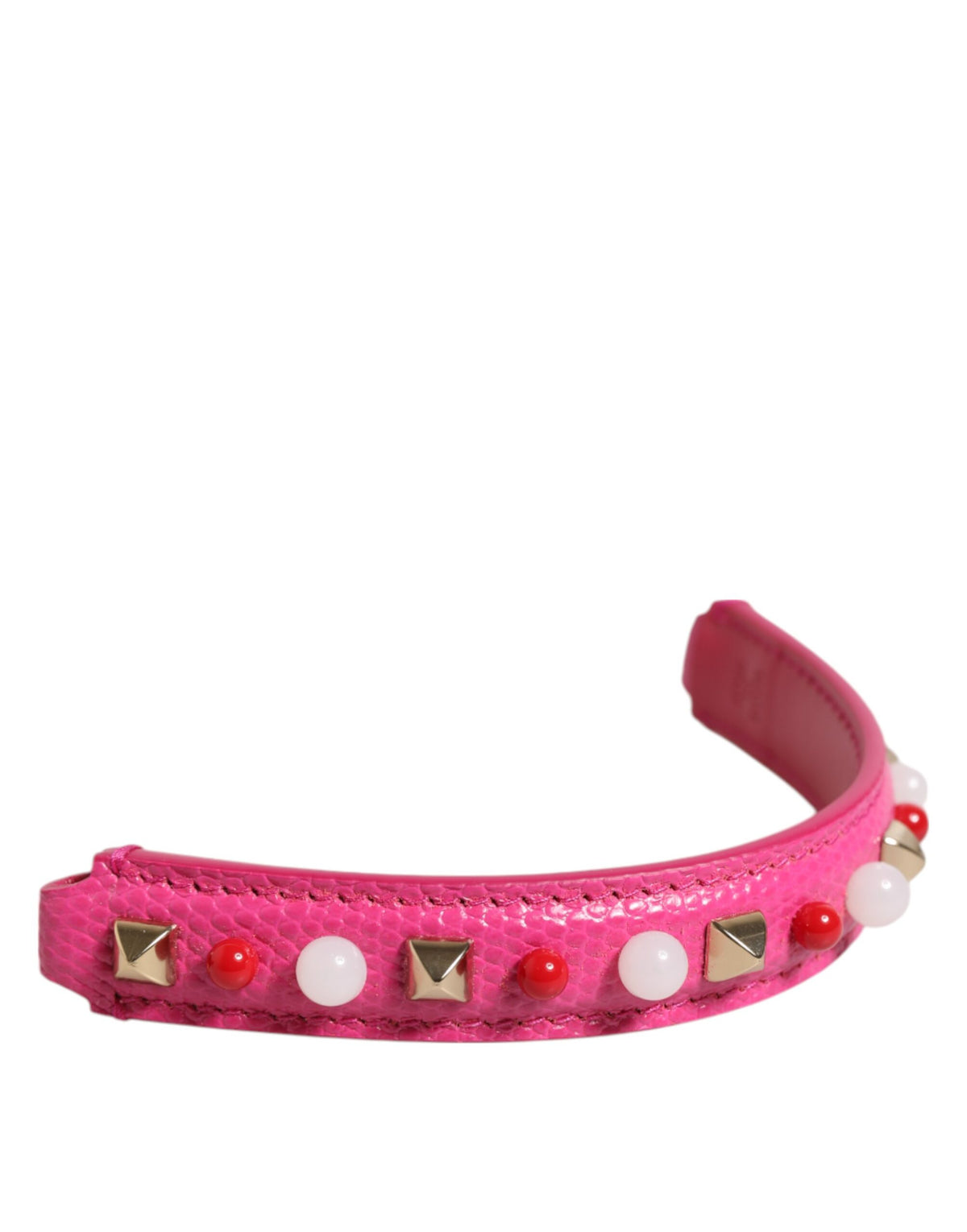 Dolce & Gabbana Tracolla Rosa in pelle di vitello