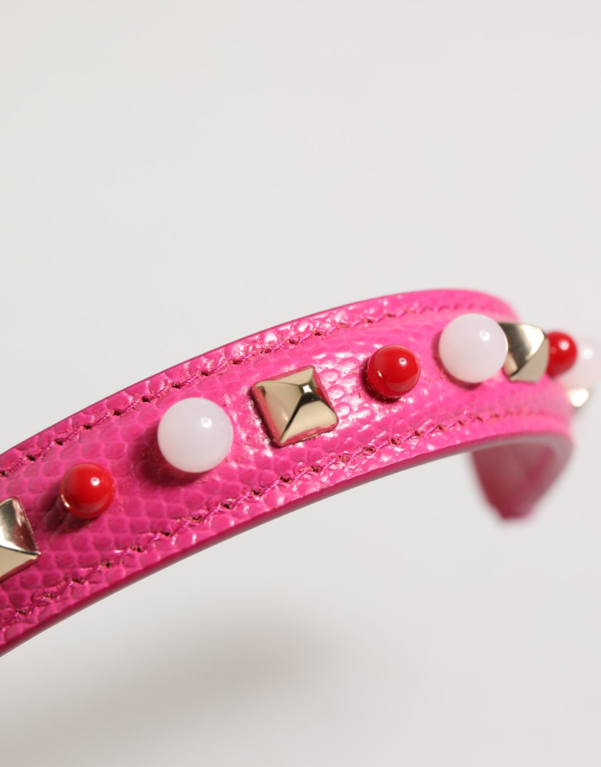 Dolce & Gabbana Tracolla Rosa in pelle di vitello