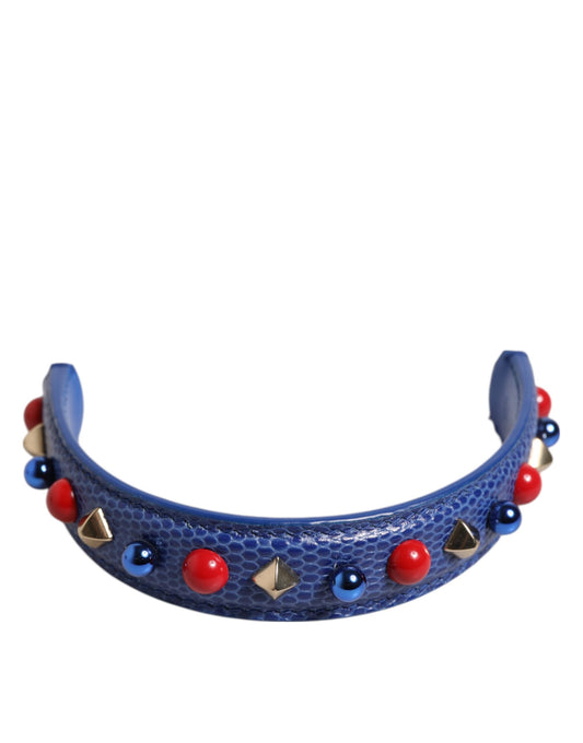 Dolce & Gabbana Tracolla Blu in pelle di vitello